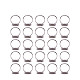 Brass Pad Ring Bases&nbsp;KK-PH0001-15S-1