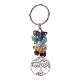 Natural Gemstone Keychain&nbsp;KEYC-JKC00163-02-1