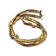 Electroplated Non-magnetic Synthetic Hematite Beads Strands&nbsp;G-G089-A02-04-2