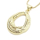 Brass Pendants Necklace&nbsp;NJEW-B101-02G-03-1