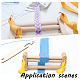Wooden Webbing Retainer Knitting Tool&nbsp;TOOL-WH0051-80-5