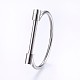 Tarnish Resistant 304 Stainless Steel Bangles&nbsp;BJEW-P222-14P-1