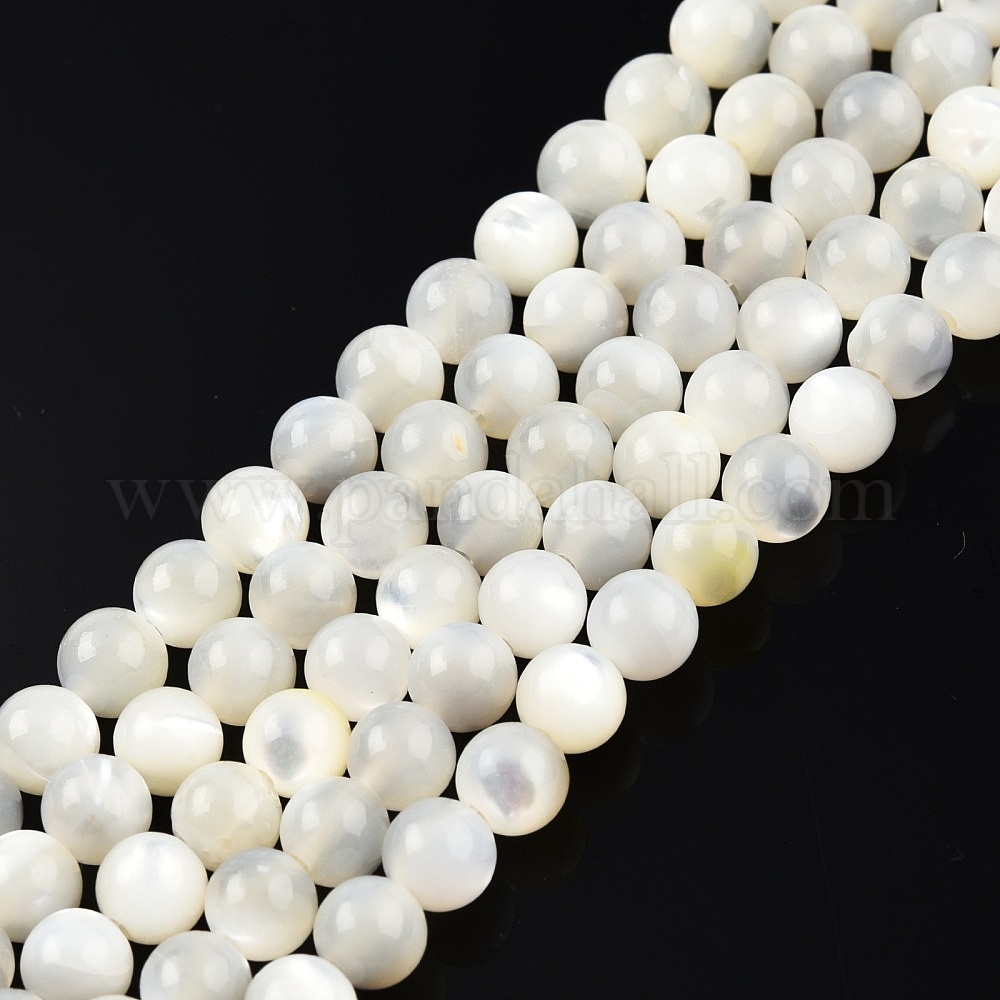 Wholesale Natural White Shell Bead Strands - Pandahall.com