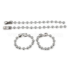 Tarnish Resistant 304 Stainless Steel Ball Chain Bracelets&nbsp;X-BJEW-G618-03P