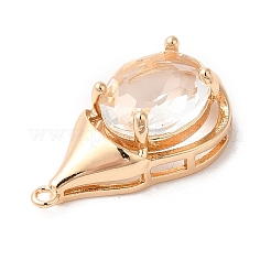 Brass with K9 Glass Charms&nbsp;KK-Q770-07G