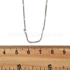 Brass Curb Chains Necklaces for Women&nbsp;NJEW-D302-18P