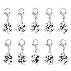 10Pcs Tibetan Style Alloy Shoe Charms&nbsp;HJEW-JM04169-01