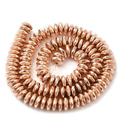 Electroplate Non-magnetic Synthetic Hematite Beads Strands&nbsp;G-L485-06C-LRG