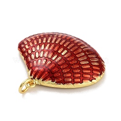 Real 18K Gold Plated Rack Plating Brass Enamel Pendants&nbsp;KK-M293-32G-01