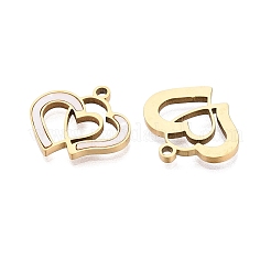 304 Stainless Steel Enamel Pendants&nbsp;STAS-Q111-06G