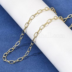3MM Brass Cable Chain Necklaces for Women&nbsp;NJEW-F366-01B