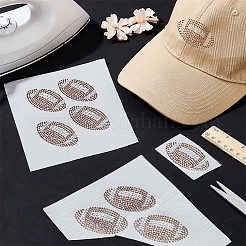 Glitter Hotfix Rhinestone(Hot Melt Adhesive On The Back)&nbsp;ABAG-WH0496-48A