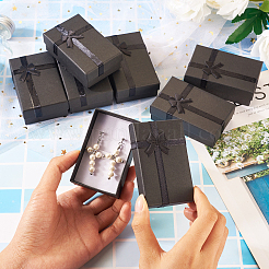 Rectangle Paper Jewelry Gift Boxes with Bowknot&nbsp;CON-TAC0010-79A