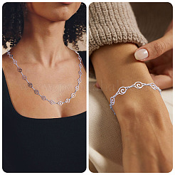 DIY Chain Necklace/Bracelets Kits&nbsp;DIY-TA0015-95P