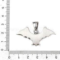 304 Stainless Steel Pendants&nbsp;STAS-V012-02AS