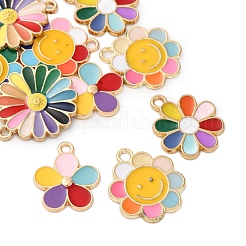 10Pcs 5 Styles Alloy Enamel Pendants&nbsp;ENAM-FP0002-39