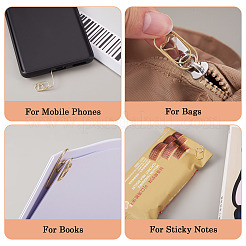 200Pcs 4 Style Carbon Steel Paper Clips&nbsp;FIND-TA0002-17