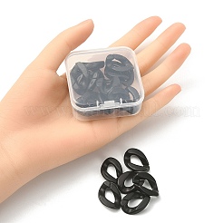 20Pcs Opaque Spray Painted Acrylic Linking Rings&nbsp;OACR-YW0001-54
