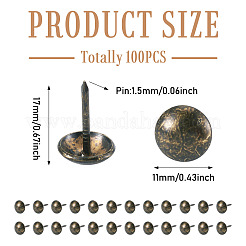 100Pcs Iron Nails&nbsp;FIND-TA0009-82