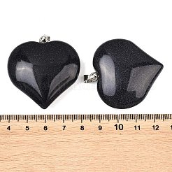 Synthetic Blue Goldstone Pendants&nbsp;GG-K002-04Y