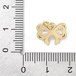 Brass Cubic Zirconia Charms&nbsp;KK-K368-46G