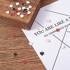 Golden Plated Alloy Enamel Charms&nbsp;PALLOY-CJ0001-07