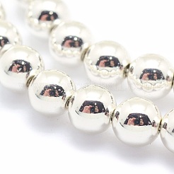 Electroplate Non-magnetic Synthetic Hematite Beads Strands&nbsp;G-L485-01C-S