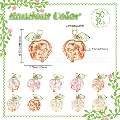 50Pcs Glass Pendants&nbsp;FIND-SC0019-76