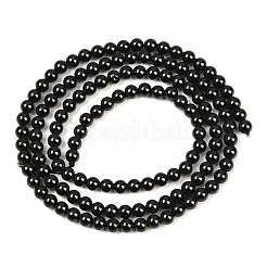 Natural Black Spinel Round Bead Strands&nbsp;G-A130-2mm-32A