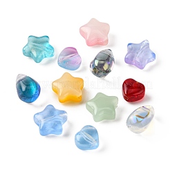 120Pcs 12 Style Imitation Jade Glass Beads&nbsp;GLAA-FS0001-21