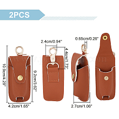 PU Leather Lipstick Storage Bags&nbsp;AJEW-WH0248-343C
