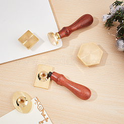 Wax Seal Brass Stamp Head&nbsp;AJEW-WH0215-041