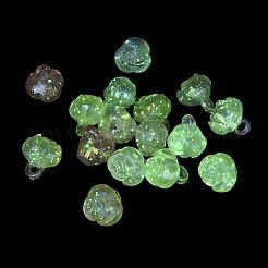 UV Plating Luminous Rainbow Iridescent Acrylic Pendants&nbsp;LACR-R001-14A