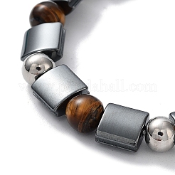 Synthetic Non-magnetic Hematite Beaded Bracelets&nbsp;BJEW-Q334-06