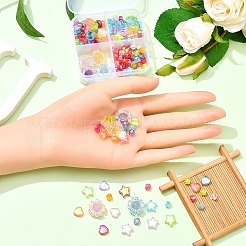 4 Style Transparent Acrylic Beads&nbsp;MACR-YW0001-61