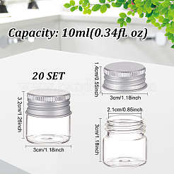 Glass Empty Cosmetic Containers&nbsp;CON-WH0084-41A