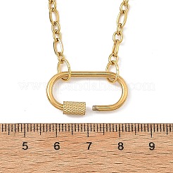 304 Stainless Steel Mother-Son Chain/Figaro Chain Necklaces for Women&nbsp;NJEW-JN06451