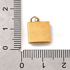 304 Stainless Steel Enamel Charms&nbsp;STAS-B093-09G-02
