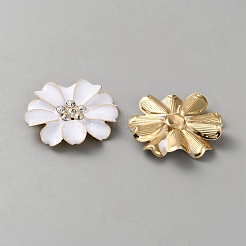Alloy Rhinestone Cabochons&nbsp;FIND-WH0441-26C