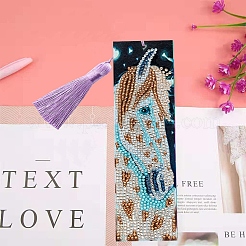 DIY Diamond Painting Bookmark with Tassel Pendants Kits&nbsp;PW-WGDB986-01