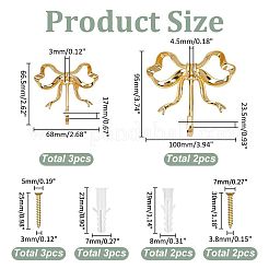 5 Bags 2 Styles Alloy Hook Hangers&nbsp;AJEW-ME0001-61