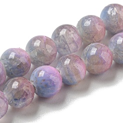 Dyed Natural White Jade Beads Strands&nbsp;G-F764-01E
