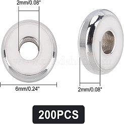 200Pcs 304 Stainless Steel Beads&nbsp;STAS-UN0025-24
