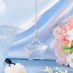 Star Glass Ceiling Fan Pull Chain Extenders&nbsp;HJEW-TAC0139