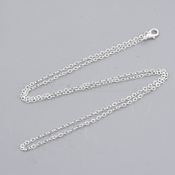 Brass Cable Chains Necklace Making&nbsp;MAK-N029-01S