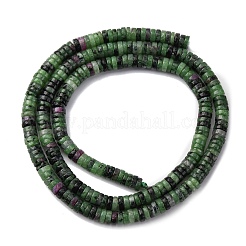 Natural Ruby in Zoisite Beads Strands&nbsp;G-R014-A01
