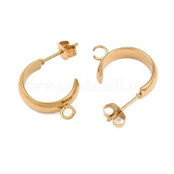 304 Stainless Steel Stud Earring Findings&nbsp;STAS-C160-01A-G