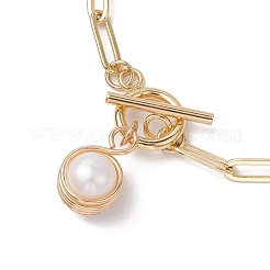 Potato Natural Freshwater Pearl Charm Bracelets&nbsp;BJEW-JB10651