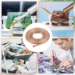 Braided Bare Copper Wire&nbsp;OCOR-WH0085-14RG
