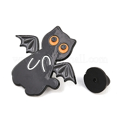 Halloween Cat Bat Enamel Pins&nbsp;JEWB-B041-05A